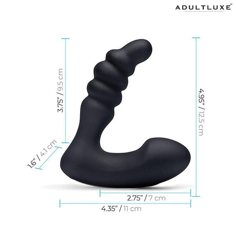 Blue Line Vibrating Prostate Prodder with Remote - AdultLuxe