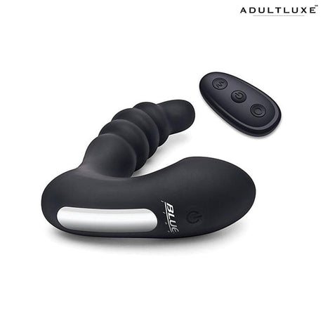 Blue Line Vibrating Prostate Prodder with Remote - AdultLuxe