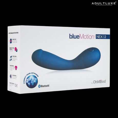 Bluemotion App Remote Control Nex-2 G-Spot Vibrator 2nd Gen With App - AdultLuxe