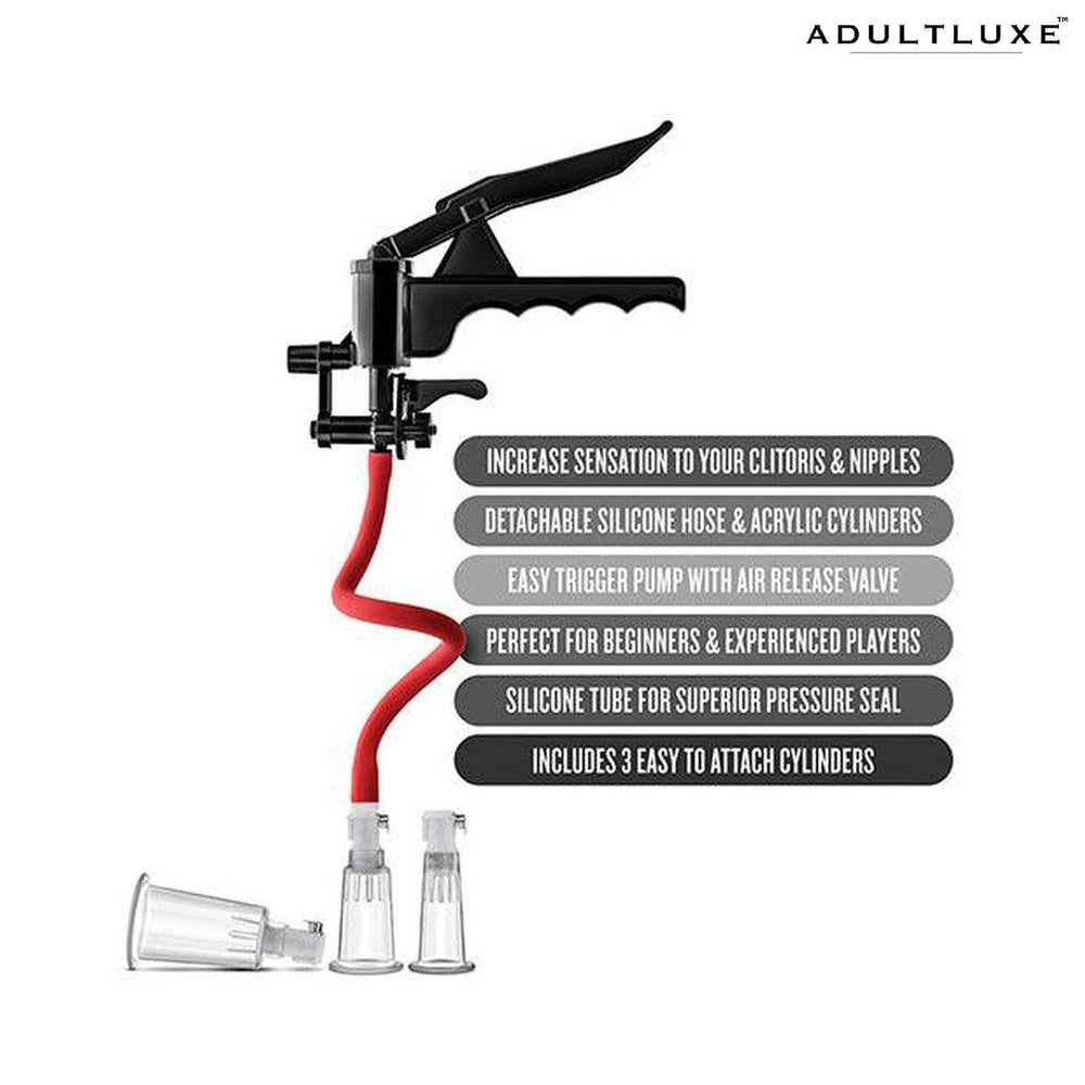 Blush Temptasia Clitoris & Nipple Enhancement Pump System - AdultLuxe