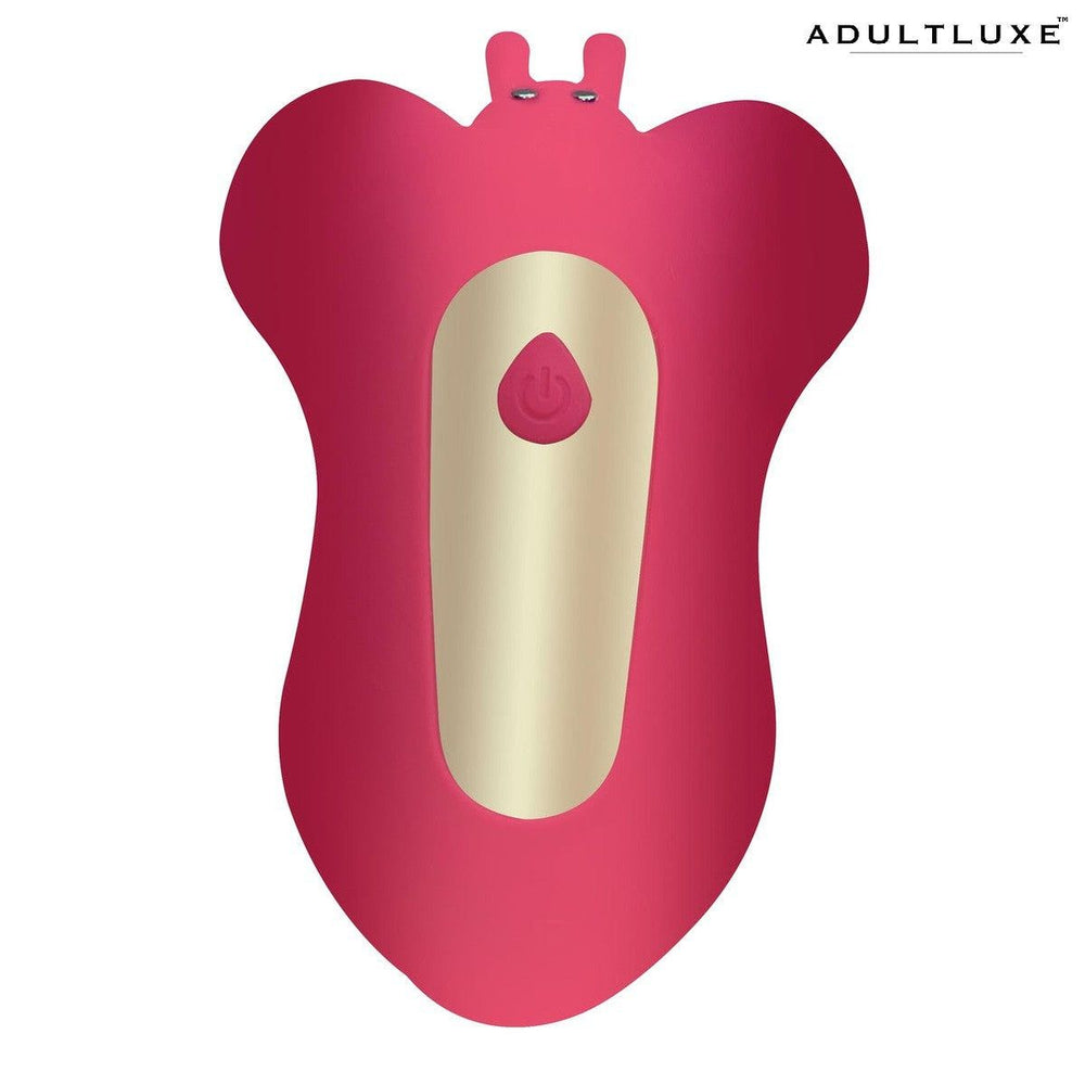 Butterfly Tease 10x Clitoral Suction Silicone Stimulator - AdultLuxe