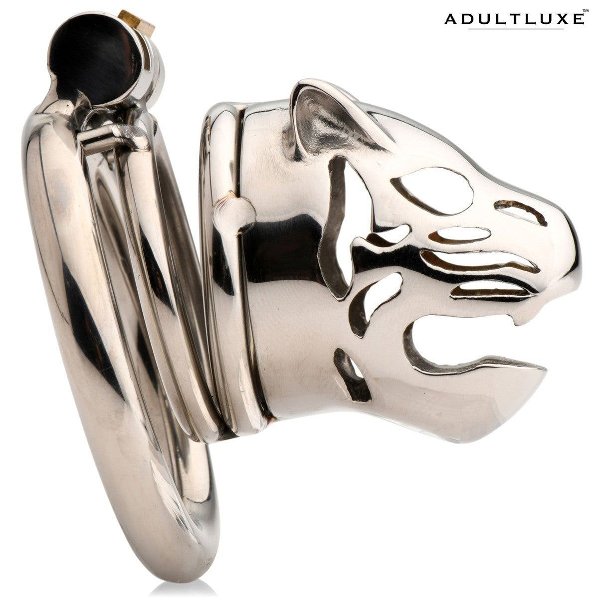 Caged Cougar Locking Chastity Cage - AdultLuxe