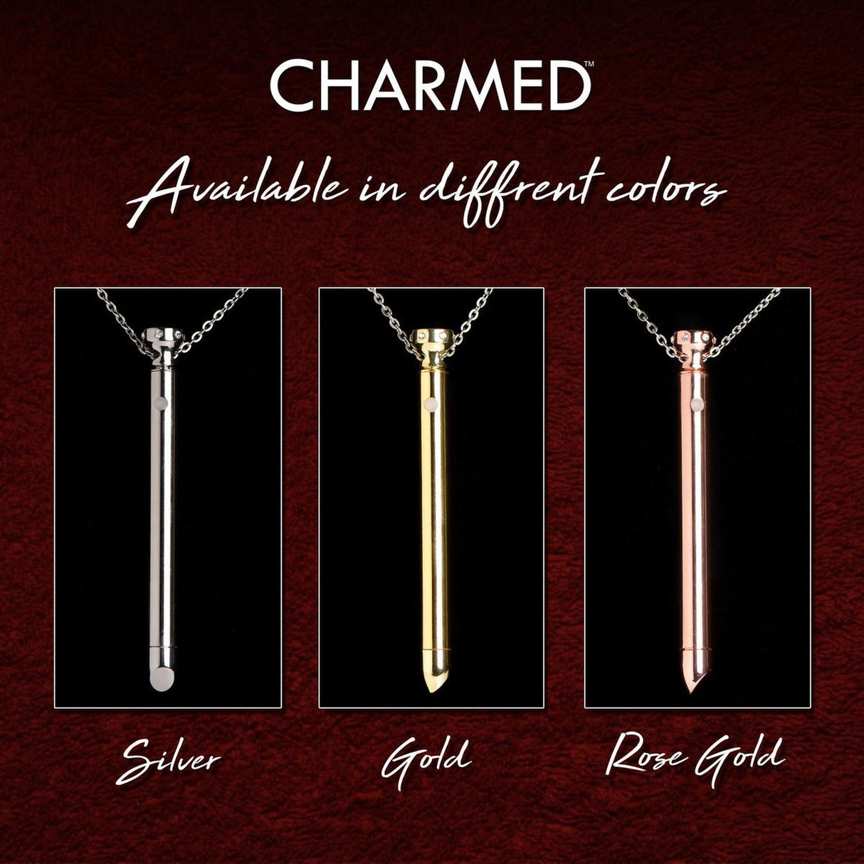 Charmed 7x Vibrating Necklace - AdultLuxe