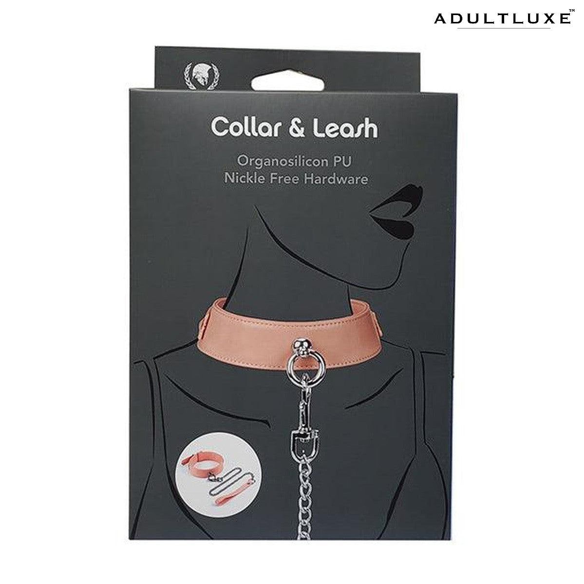 Collar & Leash Organsilicone Pu - AdultLuxe