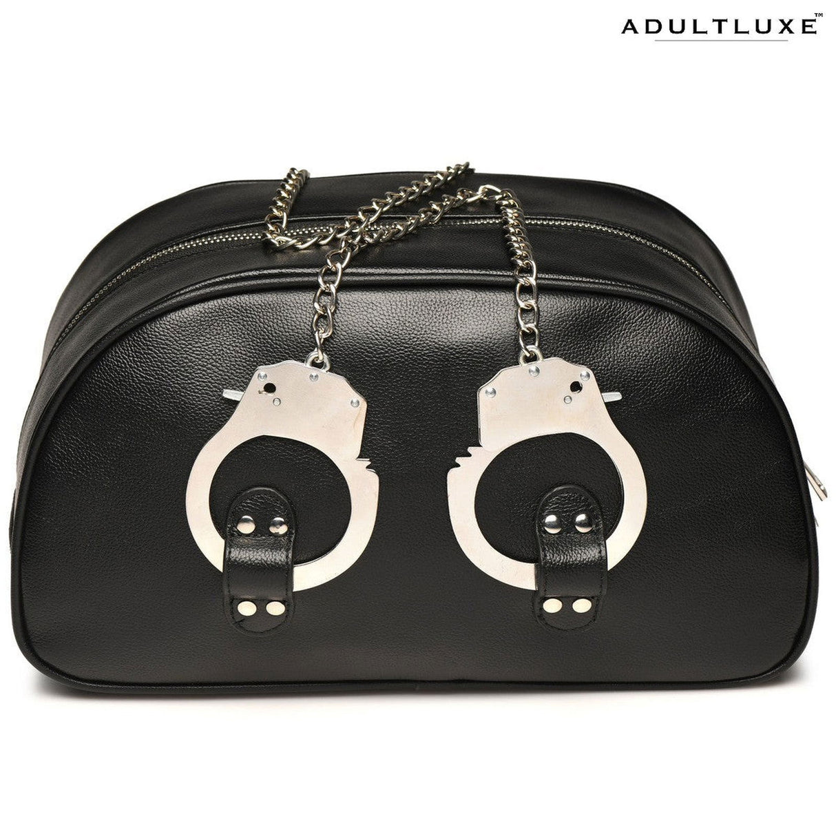 Cuffed And Loaded Travel Bag With Handcuffs - AdultLuxe