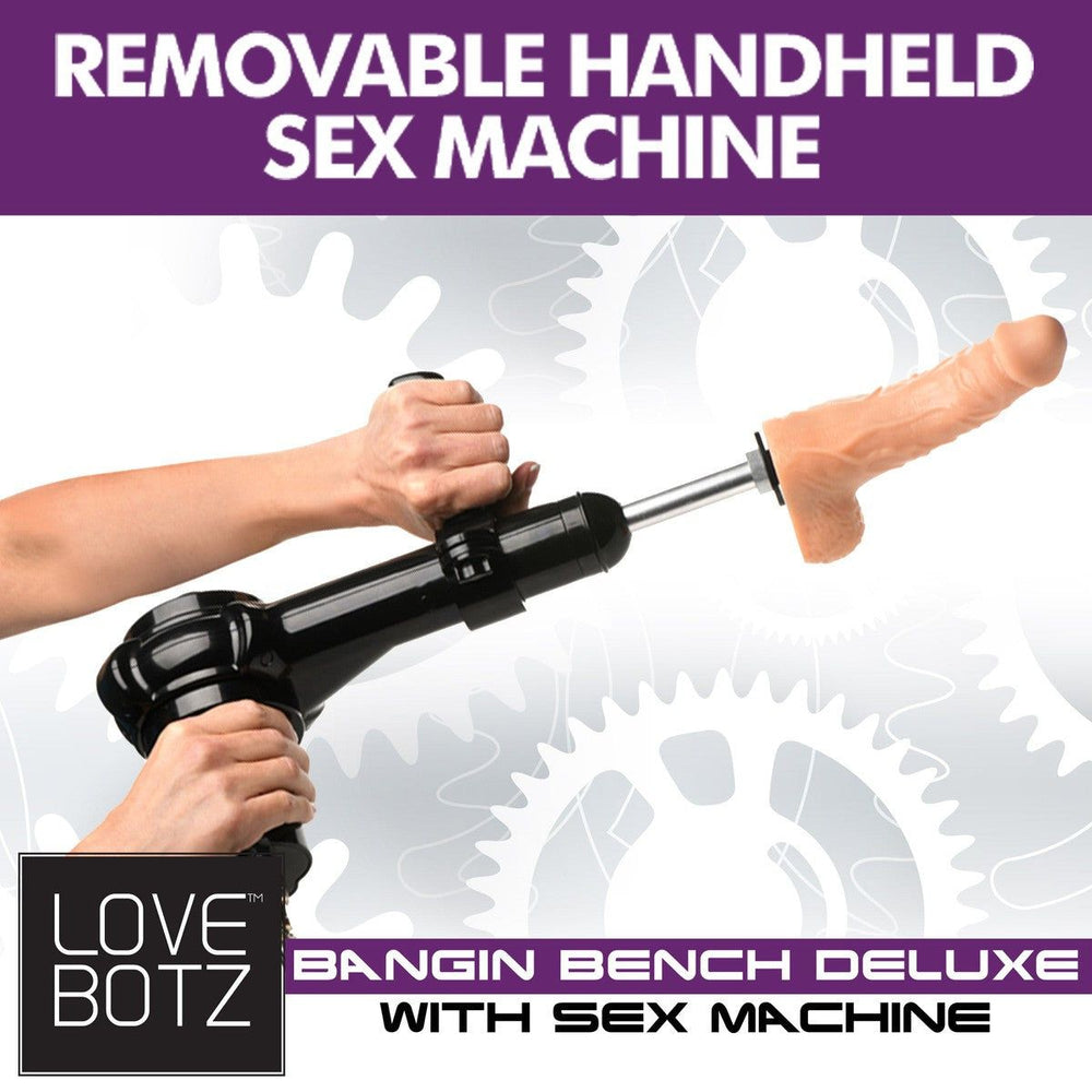 Deluxe Bangin Bench With Sex Machine - AdultLuxe