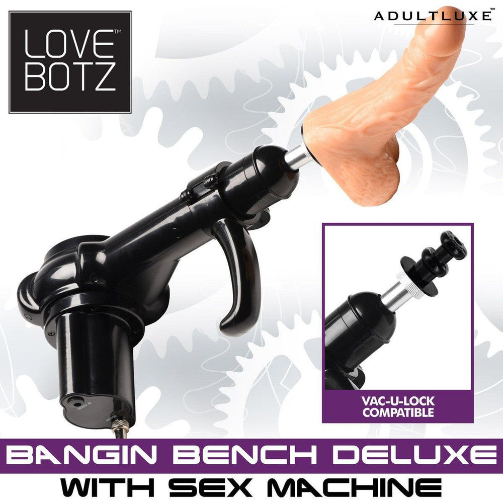 Deluxe Bangin Bench With Sex Machine - AdultLuxe