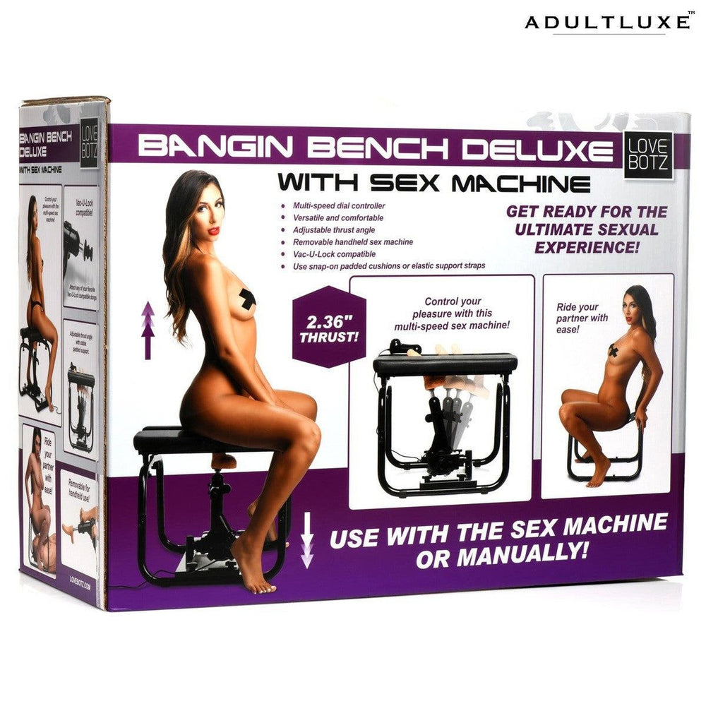 Deluxe Bangin Bench With Sex Machine - AdultLuxe