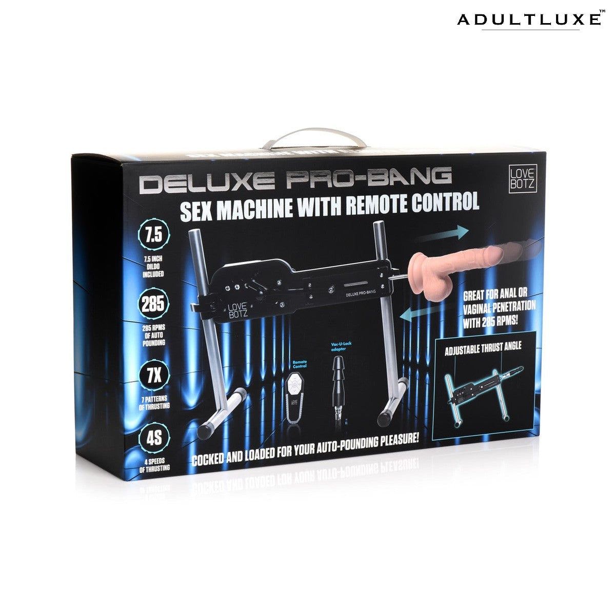 Deluxe Pro-bang Sex Machine With Remote Control from Love Botz - AdultLuxe