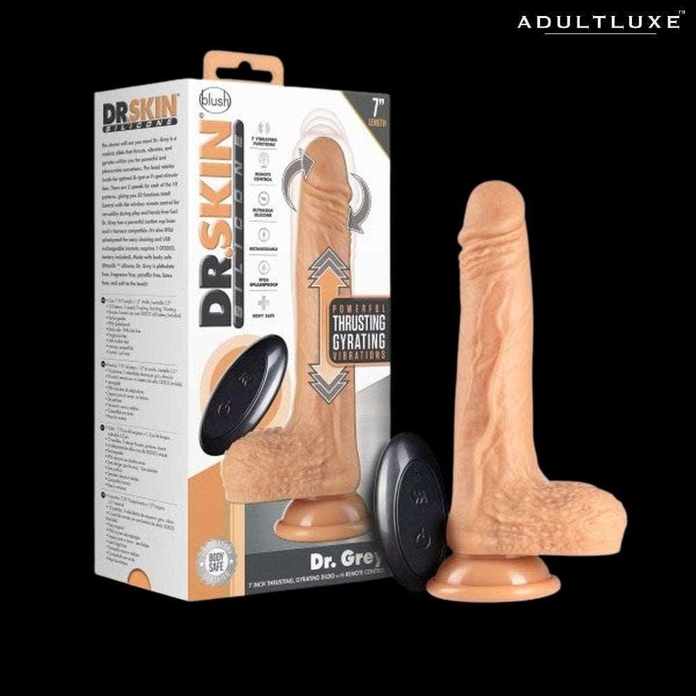 Dr. Grey 7 inches Realistic Thrusting and Gyrating Dildo - AdultLuxe