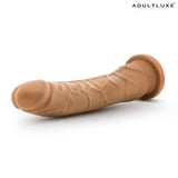 Dr. Noah 8 inch Mocha Silicone Dildo - AdultLuxe