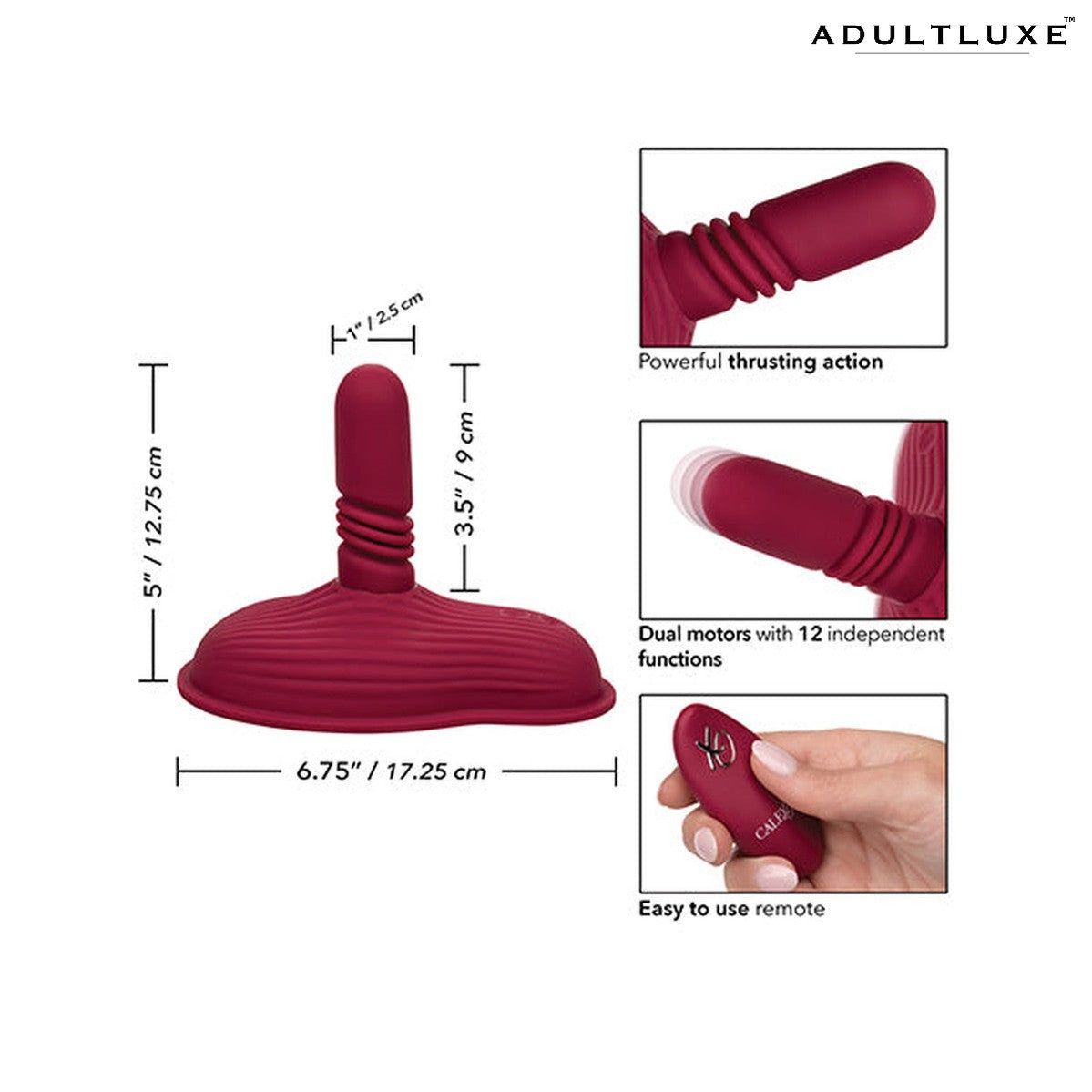 Dual Rider Remote Control Thrust And Grind - AdultLuxe