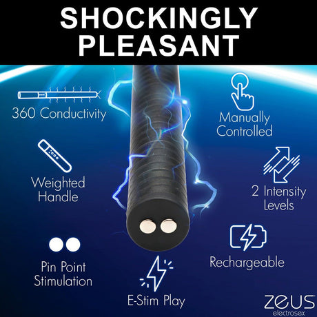 E-stim Baton by Zeus Electrosex - AdultLuxe