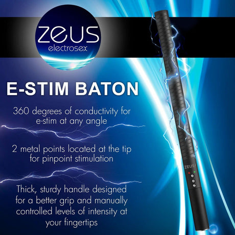 E-stim Baton by Zeus Electrosex - AdultLuxe