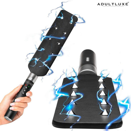 E-stim Spiked Paddle by Zeus Electrosex - AdultLuxe