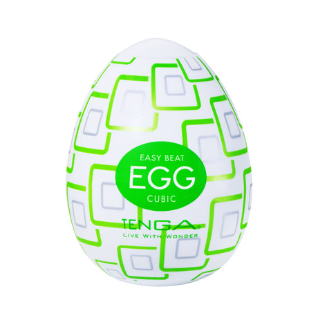 Tenga Egg Cubic — geometric cube texture