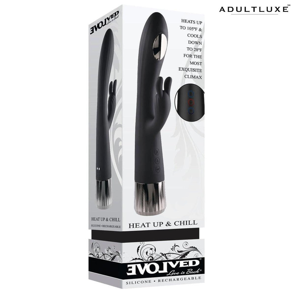 Evolved Heat Up & Chill Rabbit Vibrator - AdultLuxe