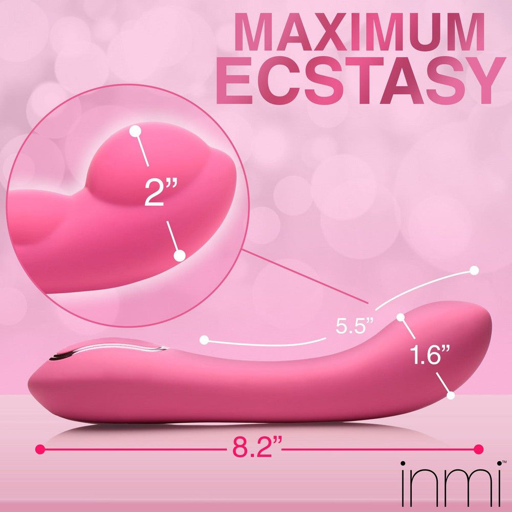 Extreme-G Inflating G-spot Silicone Vibrator - AdultLuxe