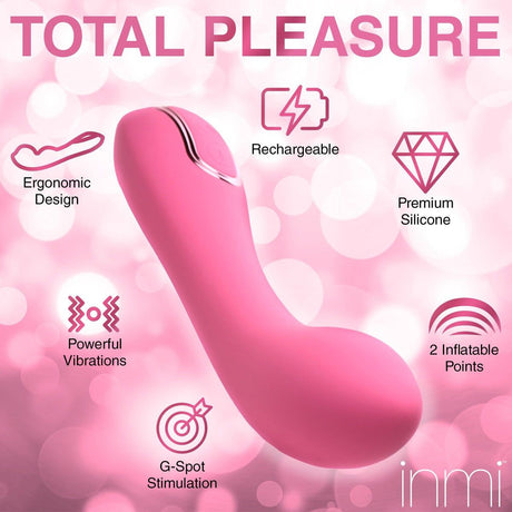 Extreme-G Inflating G-spot Silicone Vibrator - AdultLuxe