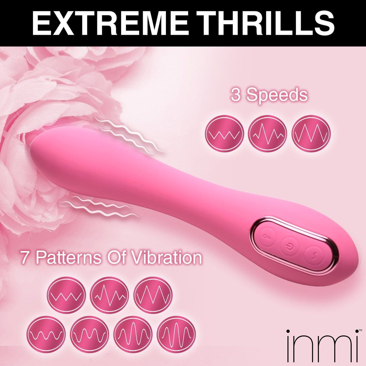 Extreme-G Inflating G-spot Silicone Vibrator - AdultLuxe