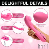 Extreme-G Inflating G-spot Silicone Vibrator - AdultLuxe