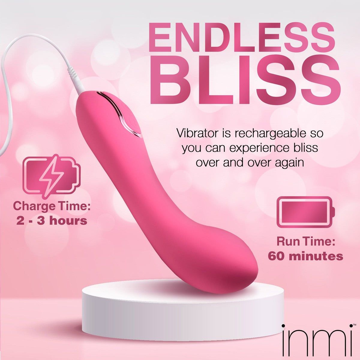 Extreme-G Inflating G-spot Silicone Vibrator - AdultLuxe