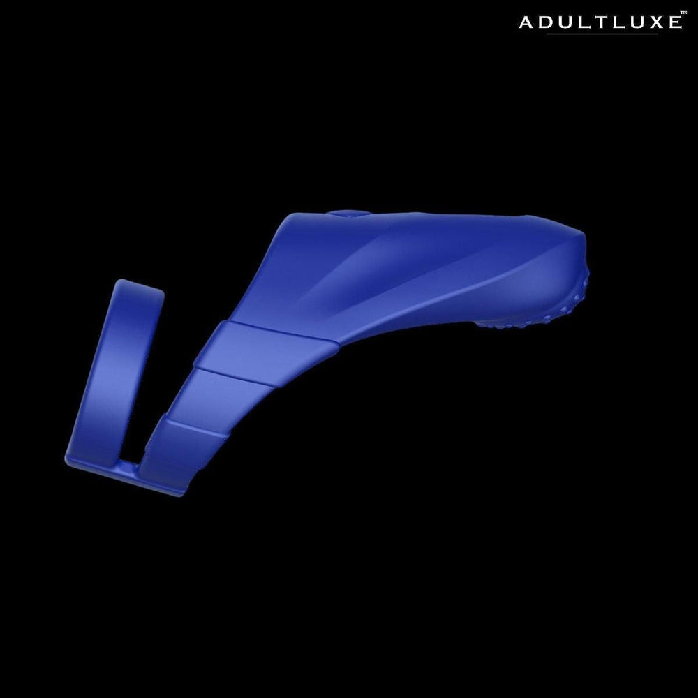 FORTO F-48 Vibrating Perineum Double Cock Ring - AdultLuxe