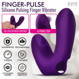 Finger-pulse Silicone Pulsing Finger Vibrator - AdultLuxe