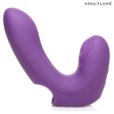 Finger-pulse Silicone Pulsing Finger Vibrator - AdultLuxe