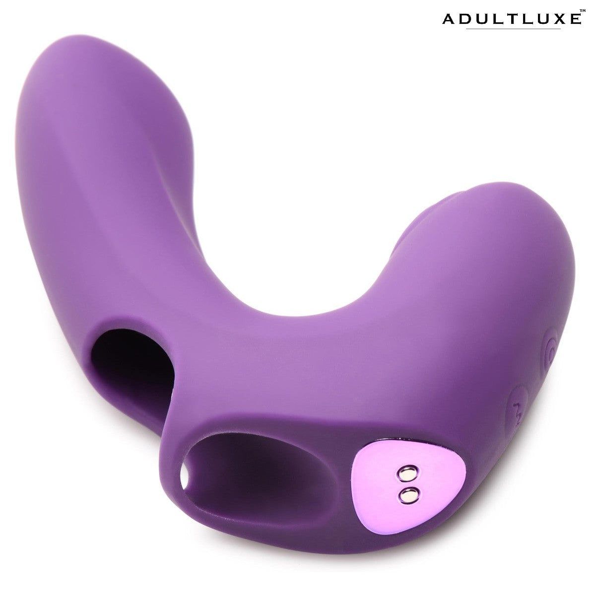 Finger-pulse Silicone Pulsing Finger Vibrator - AdultLuxe