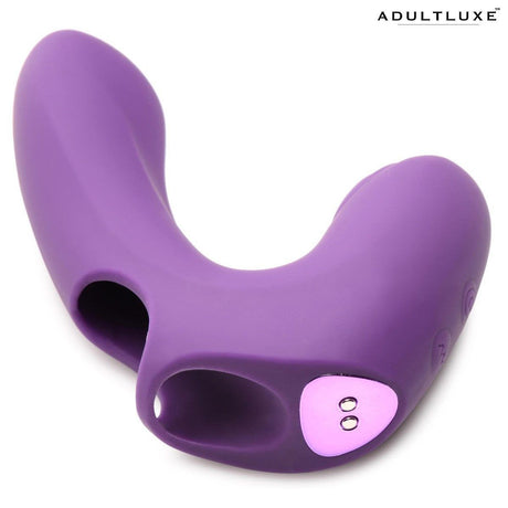 Finger-pulse Silicone Pulsing Finger Vibrator - AdultLuxe