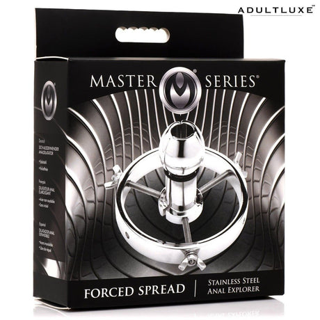 Forced Spread Stainless Steel Anal Explorer - AdultLuxe