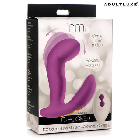 G-rocker 10x Come Hither Silicone Vibrator - AdultLuxe