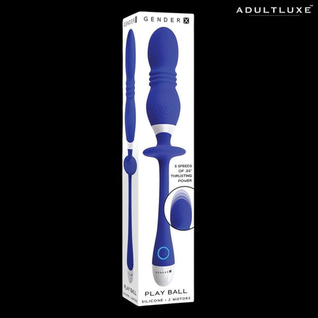 Gender X Play Ball Thrusting Vibrator - AdultLuxe