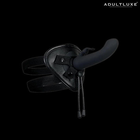 Heavenly Harness & Vibrating Dildo - AdultLuxe