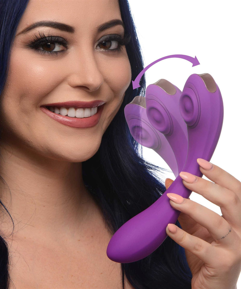 Inmi 10x Pose Plus Bendable Pulsing Vibe - AdultLuxe