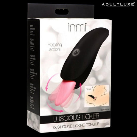 Inmi Luscious Licker Silicone Rotating Licking Tongue - AdultLuxe