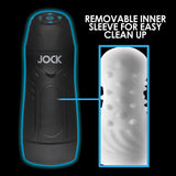 Jock 9x Sucking And Vibrating Masturbator from Curve Toys - AdultLuxe