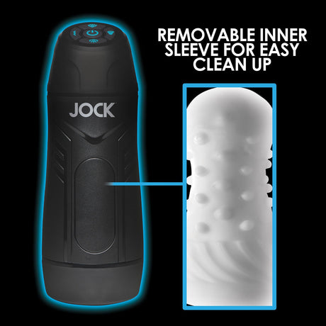 Jock 9x Sucking And Vibrating Masturbator from Curve Toys - AdultLuxe