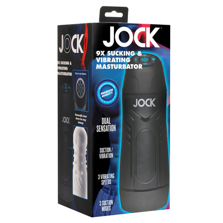 Jock 9x Sucking And Vibrating Masturbator from Curve Toys - AdultLuxe