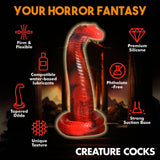 King Cobra Silicone Dildo - AdultLuxe