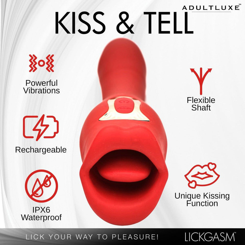 Kiss And Tell Pro Dual-ended Kissing Vibrator - AdultLuxe