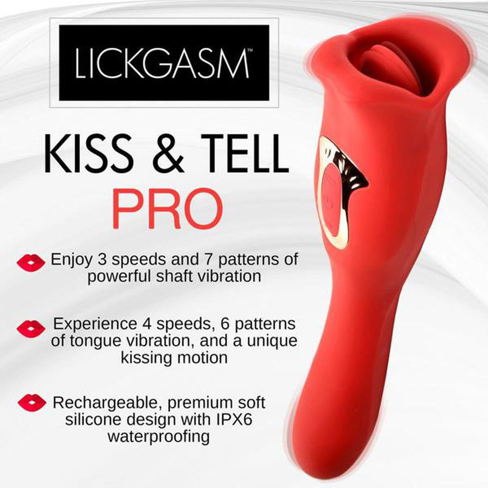 Kiss And Tell Pro Dual-ended Kissing Vibrator - AdultLuxe