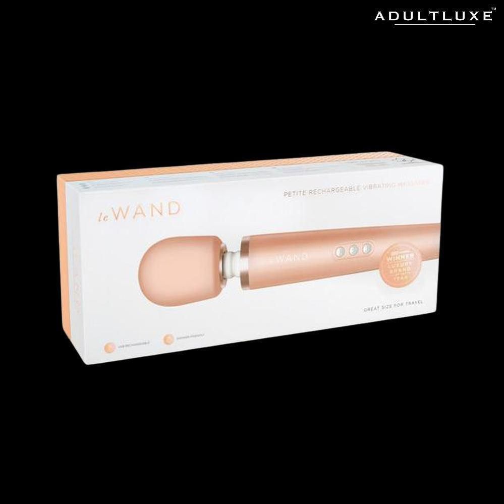 Le Wand Petite Rose Gold Wand Rechargeable Massager - AdultLuxe