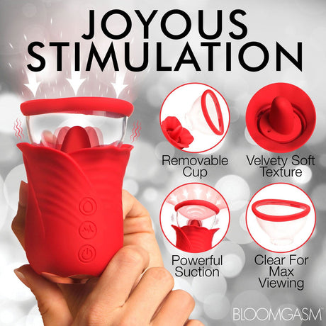 Lily Lover Sucking & Vibrating Clitoral Stimulator - AdultLuxe