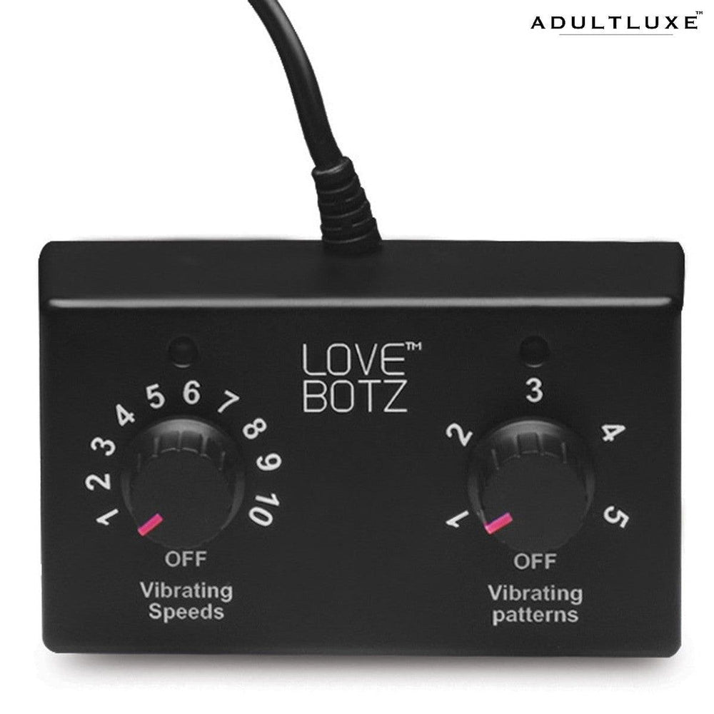 LoveBotz 50x Saddle Pro Sex Machine With 4 Attachments - AdultLuxe