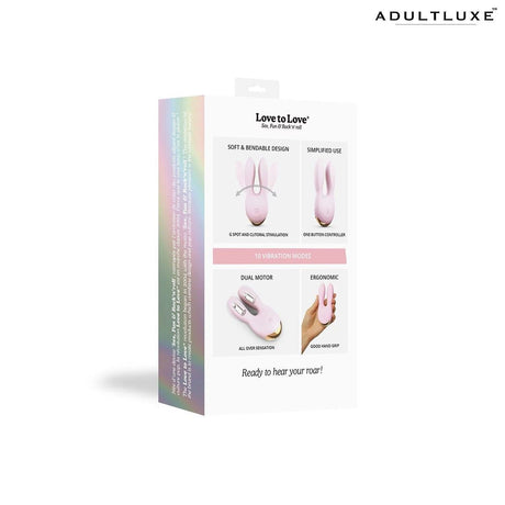 Love to Love Hear Me Rabbit Bunny Ears Vibrator - AdultLuxe