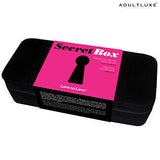 Love to Love Secret Black Velvet Lock Box - AdultLuxe