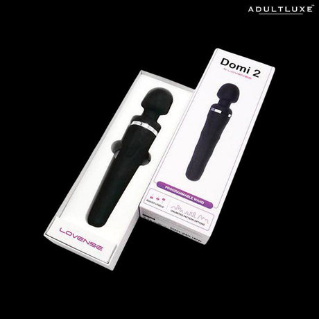 Lovense Domi 2 Flexible Rechargeable Mini Wand - AdultLuxe