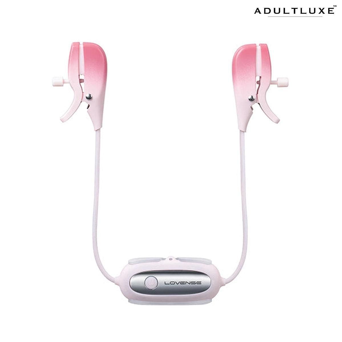 Lovense Gemini Vibrating Nipple Clamps - AdultLuxe